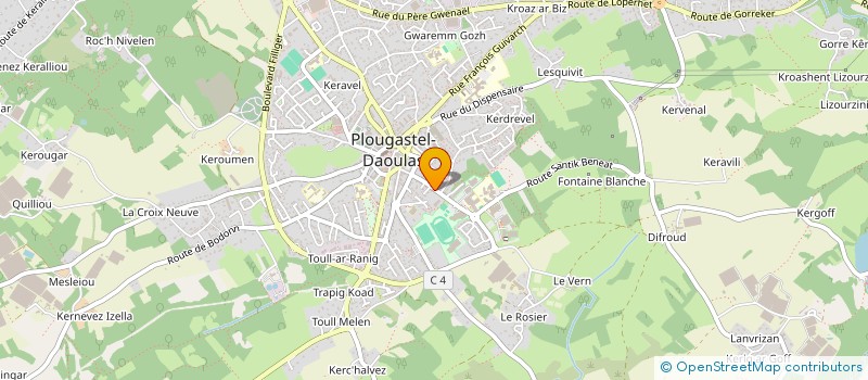 localisation de l'entreprise MONSIEUR LUC SARLET à PLOUGASTEL-DAOULAS