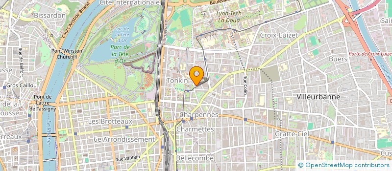 localisation de l'entreprise MONSIEUR LUC SAULIERE  VILLEURBANNE