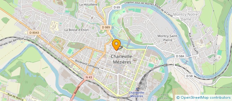 localisation de l'entreprise MONSIEUR LUC SAUNOIS à CHARLEVILLE MEZIERES