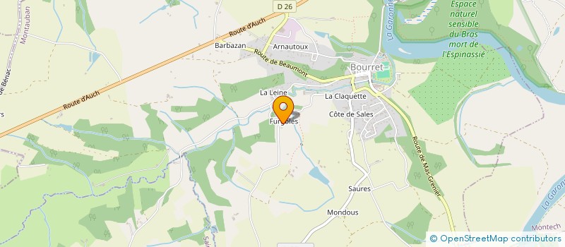 localisation de l'entreprise MONSIEUR LUC SAVI  BOURRET