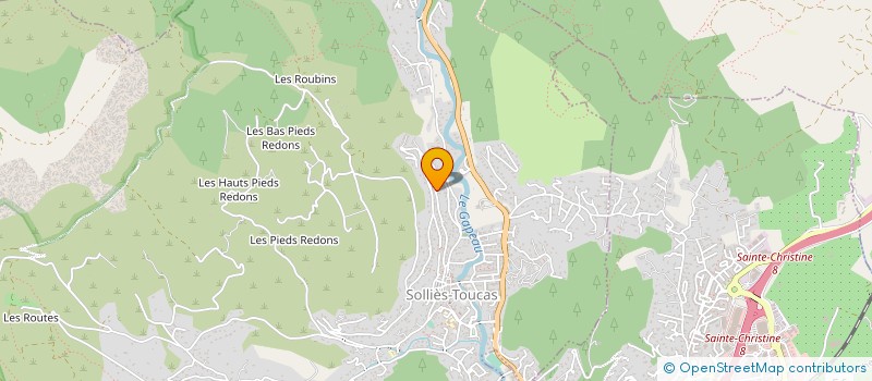 localisation de l'entreprise MONSIEUR LUC SCARDINA  SOLLIES-TOUCAS