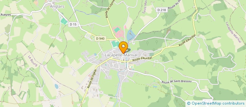 localisation de l'entreprise MONSIEUR LUC SEBBON  LACAPELLE-MARIVAL