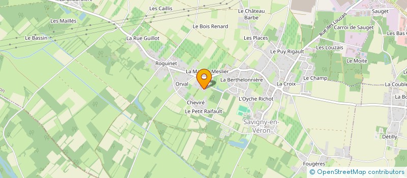 localisation de l'entreprise MONSIEUR LUC SEBILLE  SAVIGNY-EN-VERON