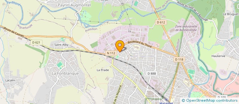 localisation de l'entreprise MONSIEUR LUC SEMAT  AUSSILLON