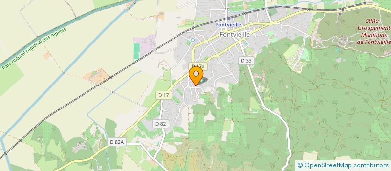 localisation de l'entreprise MONSIEUR LUC SENETAIRE  FONTVIEILLE