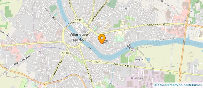 localisation de l'entreprise MONSIEUR LUC SERVAES  VILLENEUVE-SUR-LOT