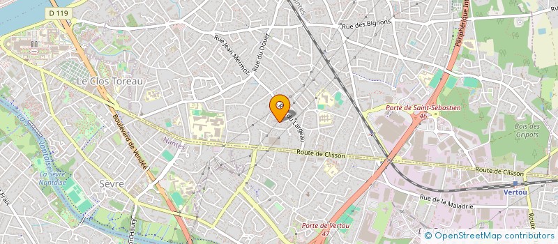 localisation de l'entreprise MONSIEUR LUC SIMITHE  SAINT-SEBASTIEN-SUR-LOIRE