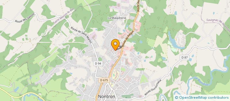 localisation de l'entreprise MONSIEUR LUC SOLA  NONTRON