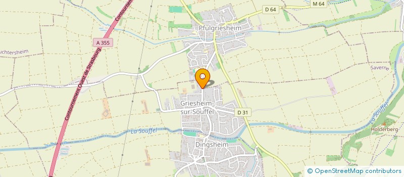 localisation de l'entreprise MONSIEUR LUC SONNENDRUCKER à GRIESHEIM-SUR-SOUFFEL