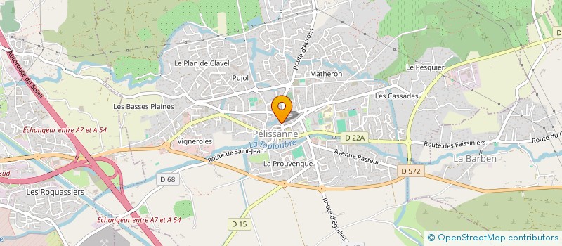 localisation de l'entreprise MONSIEUR LUC SOUILLOT  PELISSANNE