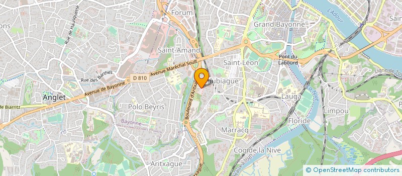 localisation de l'entreprise MONSIEUR LUC SOYEUR à BAYONNE