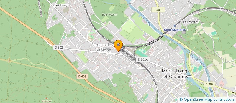 localisation de l'entreprise MONSIEUR LUC STEIGER  MORET-LOING-ET-ORVANNE