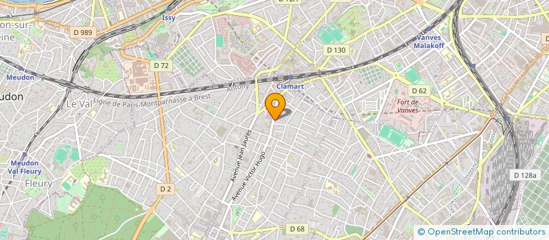 localisation de l'entreprise MONSIEUR LUC STRENGER à CLAMART