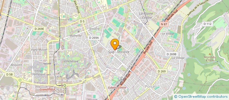 localisation de l'entreprise MONSIEUR LUC TARRICONE  SAINT-MARTIN-D'HERES