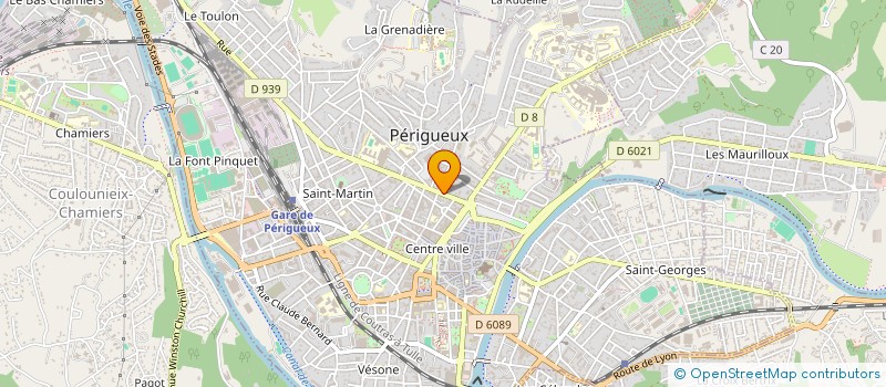 localisation de l'entreprise MONSIEUR LUC TAUZIN  PERIGUEUX