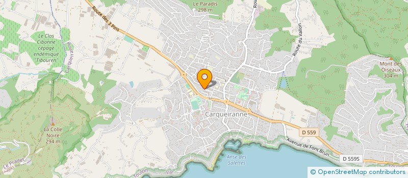 localisation de l'entreprise MONSIEUR LUC TEBOUL  CARQUEIRANNE