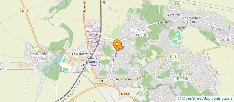 localisation de l'entreprise MONSIEUR LUC TENTILLIER  VILLIERS-SAINT-FREDERIC