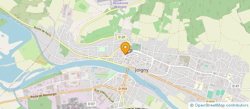 localisation de l'entreprise MONSIEUR LUC TERRILLON  JOIGNY
