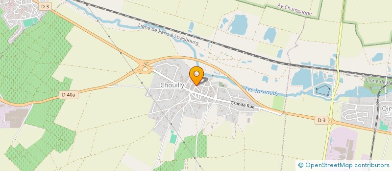 localisation de l'entreprise MONSIEUR LUC THIEBAULT  CHOUILLY