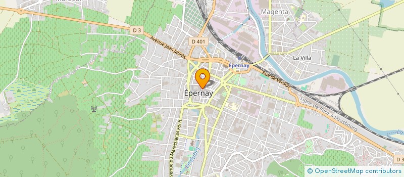 localisation de l'entreprise MONSIEUR LUC THIEBAUX  EPERNAY