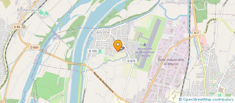 localisation de l'entreprise MONSIEUR LUC THOUVARD  ANCONE