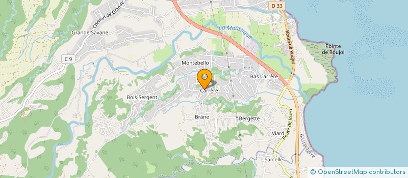 localisation de l'entreprise MONSIEUR LUC TONY  PETIT-BOURG