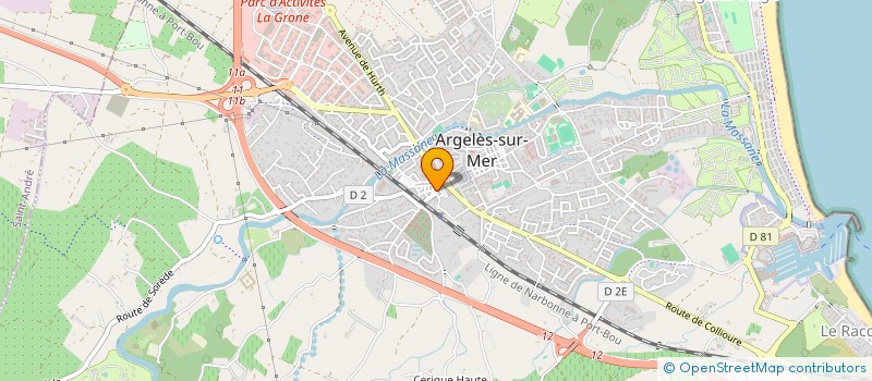 localisation de l'entreprise MONSIEUR LUC TORRES à ARGELES-SUR-MER
