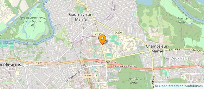 localisation de l'entreprise MONSIEUR LUC TRAVERSAT à CHAMPS-SUR-MARNE