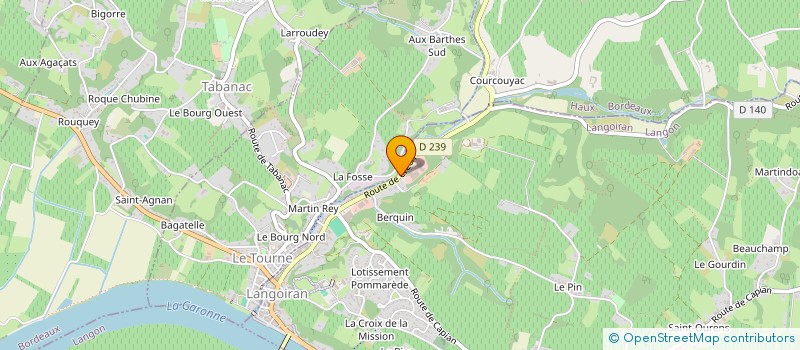 localisation de l'entreprise MONSIEUR LUC VALOTA  LANGOIRAN