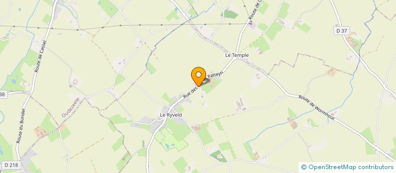 localisation de l'entreprise MONSIEUR LUC VANDENABEELE  STEENVOORDE