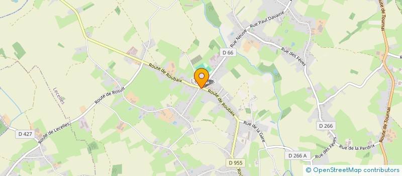 localisation de l'entreprise MONSIEUR LUC VANDERPOTTE  LECELLES