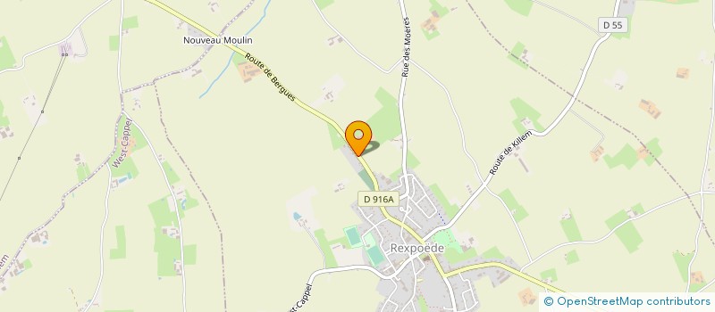 localisation de l'entreprise MONSIEUR LUC VANDEWALLE  KILLEM