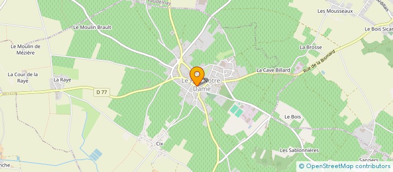 localisation de l'entreprise MONSIEUR LUC VANTOMME à LE PUY-NOTRE-DAME