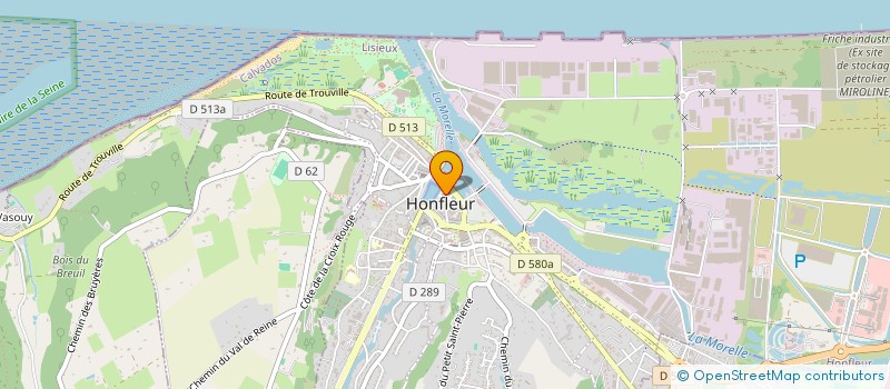 localisation de l'entreprise MONSIEUR LUC VERDIER à HONFLEUR
