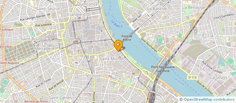 localisation de l'entreprise MONSIEUR LUC VERRAL  BORDEAUX