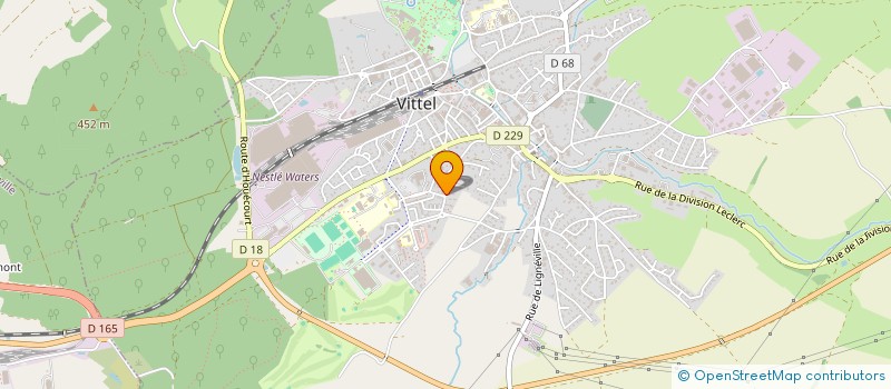 localisation de l'entreprise MONSIEUR LUC VERRIER à VITTEL