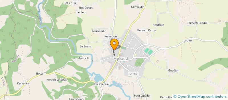 localisation de l'entreprise MONSIEUR LUC VIGIER  MELRAND