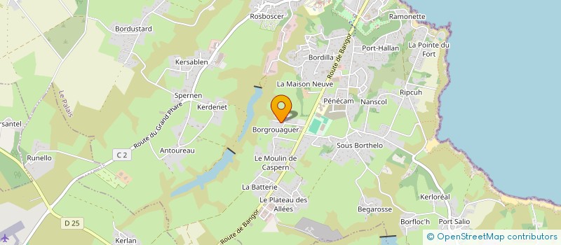 localisation de l'entreprise MONSIEUR LUC VIGNON  LE PALAIS