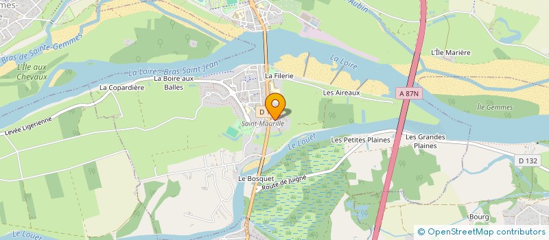 localisation de l'entreprise MONSIEUR LUC VILLEMIN  LES PONTS-DE-CE