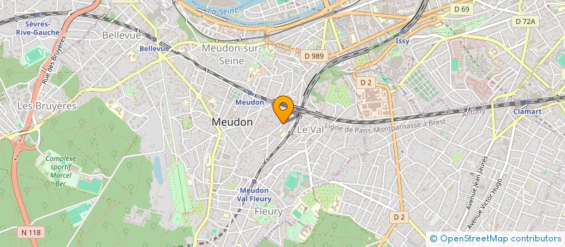 localisation de l'entreprise MONSIEUR LUC VINCENT à MEUDON