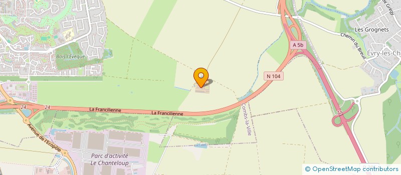 localisation de l'entreprise MONSIEUR LUC WALRAET  COMBS LA VILLE