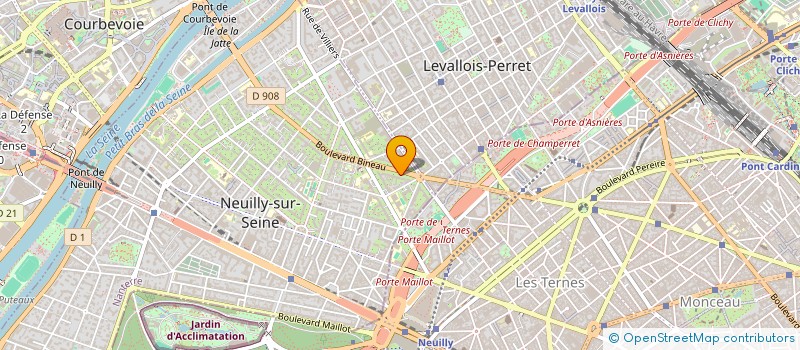 localisation de l'entreprise MONSIEUR LUC WALTER à NEUILLY-SUR-SEINE