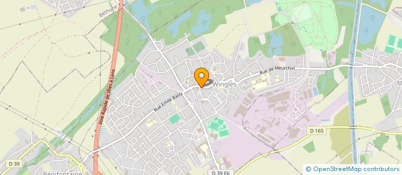 localisation de l'entreprise MONSIEUR LUC WATTRELOT à WINGLES