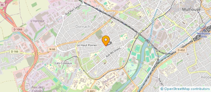 localisation de l'entreprise MONSIEUR LUC WUNDERLICH  MULHOUSE