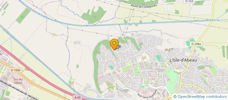 localisation de l'entreprise MONSIEUR LUC ZANETTI  L'ISLE-D'ABEAU