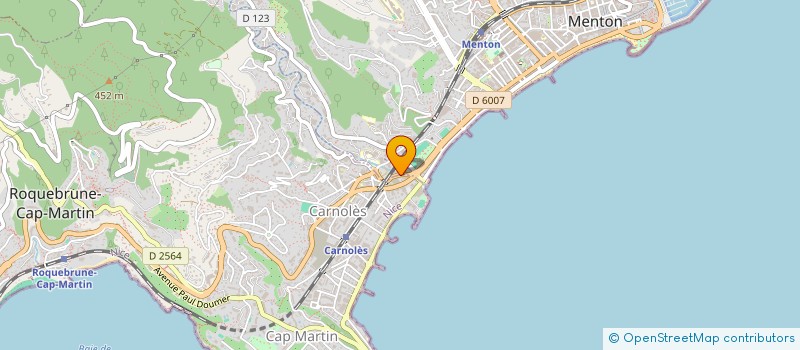 localisation de l'entreprise MONSIEUR LUCA BARONE à ROQUEBRUNE-CAP-MARTIN