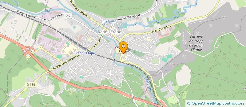 localisation de l'entreprise MONSIEUR LUCA BASTOS  RAON-L'ETAPE