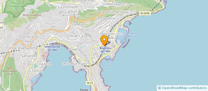 localisation de l'entreprise MONSIEUR LUCA BAVASSANO  BEAULIEU-SUR-MER