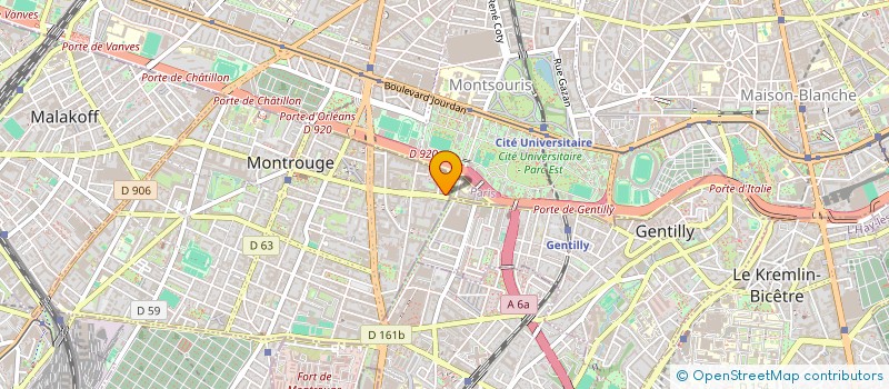 localisation de l'entreprise MONSIEUR LUCA BENHAMOUCHE  MONTROUGE