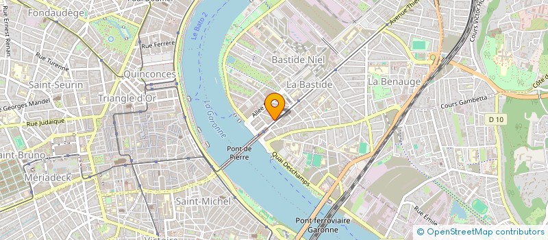 localisation de l'entreprise MONSIEUR LUCA BILLA  BORDEAUX